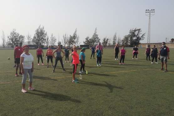 Deportes retoma el programa de mantenimiento físico y salud (Foto TA)